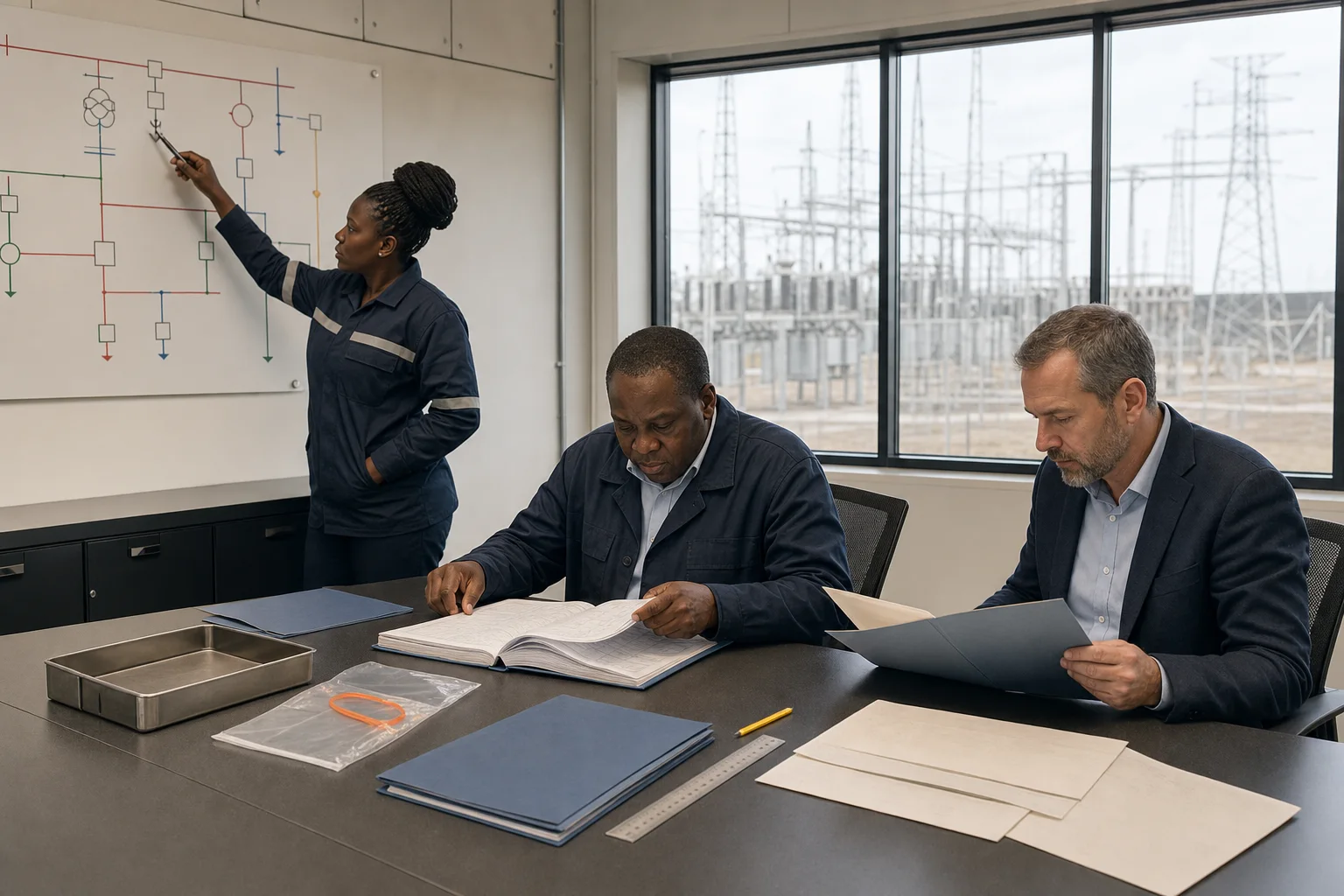 Settlement operations monitored from the exchange control room