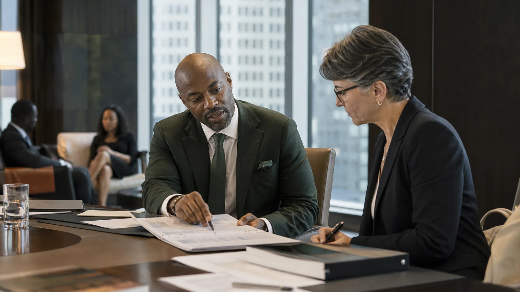 Office — Accra desk · Global Trust and Compliance Exchange (generate-lane)